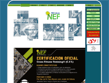 Tablet Screenshot of escuelasnef.com.ar